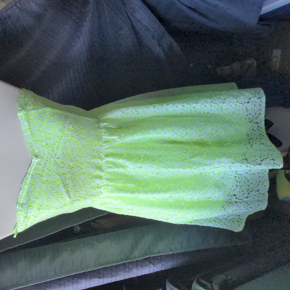 Aeropostale Neon Lace Dress Small
